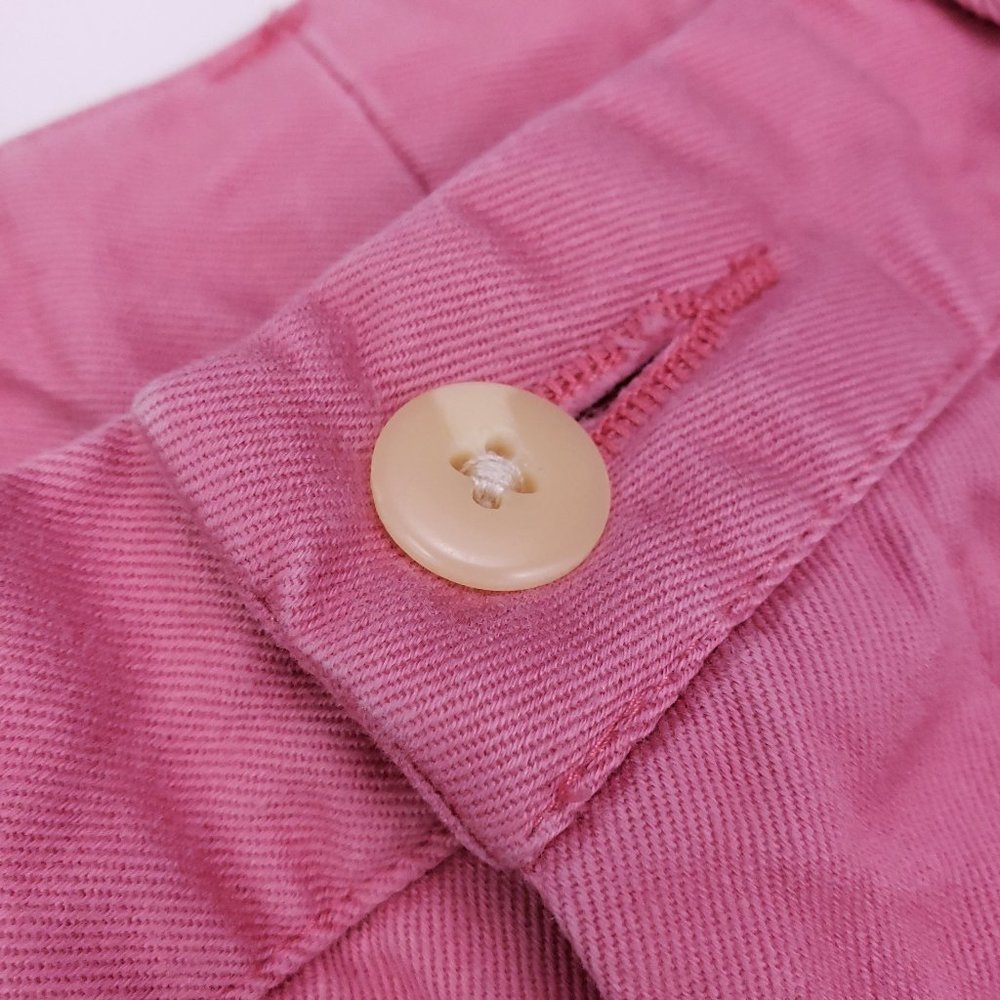 Vineyard Vines Pink Shorts 34 Flat Front Cotton Me - Picture 6 of 12